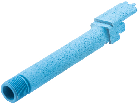 Tapp Airsoft 3D Printed Threaded Barrel w/ Custom Cerakote for Tokyo Marui M&P Gas Blowback Airsoft Pistols (Color: Blue Raspberry)