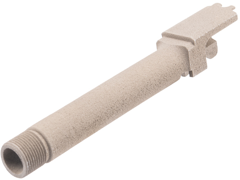 Tapp Airsoft 3D Printed Threaded Barrel w/ Custom Cerakote for Tokyo Marui M&P Gas Blowback Airsoft Pistols (Color: Magpul FDE)