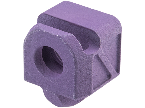 Tapp Airsoft 3D Printed 14mm Negative Stubby Compensator w/ Custom Cerakote for Gas Blowback Airsoft Pistols (Color: Bright Purple)