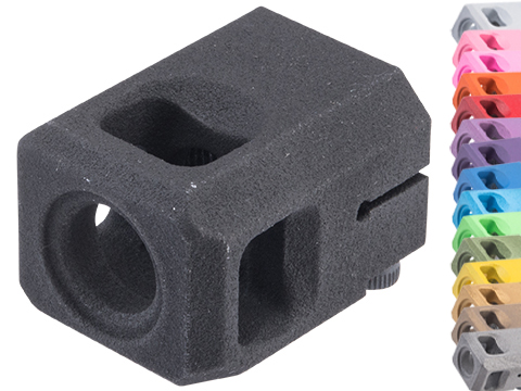 Tapp Airsoft 3D Printed 14mm Negative Breaker Compensator w/ Custom Cerakote for Gas Blowback Airsoft Pistols 