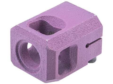 Tapp Airsoft 3D Printed 14mm Negative Breaker Compensator w/ Custom Cerakote for Gas Blowback Airsoft Pistols (Color: Wild Purple)