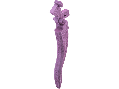 Tapp Airsoft Cerakote Trigger for Version 2 AEG Gearboxes (Model: Scythe Trigger / Wild Purple)