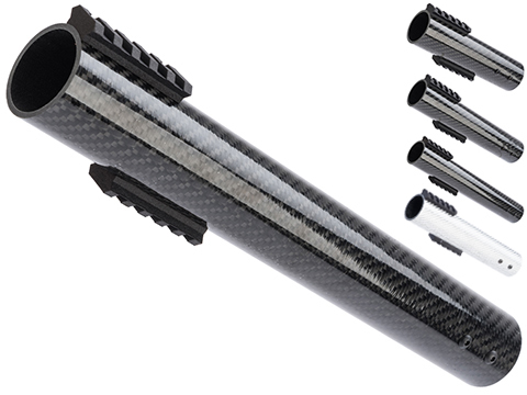 TAPP Airsoft Carbon Fiber Handguard for M4/M16 Series Airsoft Rifles (Model: Black / 6)