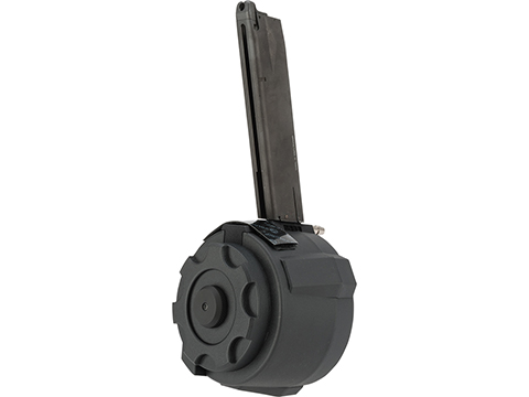TAPP Airsoft HPA Tapped Electric Winding Drum Magazine for Gas Powered Airsoft Guns (Model: KWA M93R)