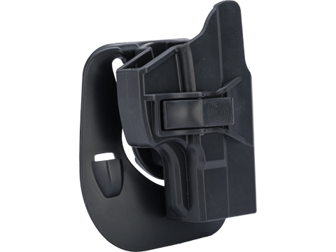 TEGE Injection Molded Hard Shell Pistol Holster (Model: Taurus Millennium G2 / Right Hand / Belt Paddle)