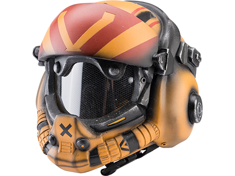 Tidoom Custom Fiberglass Mech Pilot Helmet 