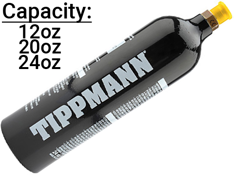 Tippmann Aluminum Co2 Tank with Repeater (Capacity: 20oz)