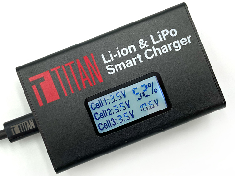 Titan Power Digital Charger for LiPo AEG Batteries 