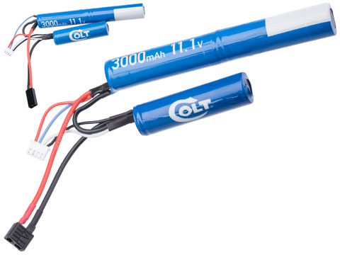 EMG Colt Licensed 11.1v 3000mAh Li-Ion Nunchuck Type Li-Ion Battery by Titan Power (Model: Small Tamiya)