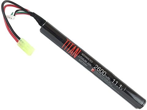 Titan Power 11.1v 2600mAh 10C Stick Type Li-Ion Battery (Connector: Small Tamiya)