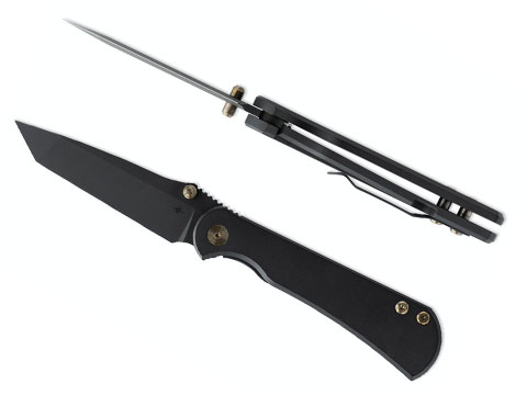 Toor Knives Merchant - Tanto Folding Knife (Color: Shadow Black)