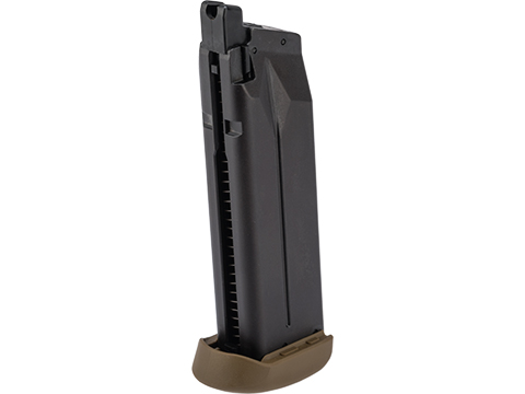 Tokyo Marui FN Herstal Licensed FNX-45 Tactical Airsoft Gas Blowback Pistol Magazine (Color: Tan Base)