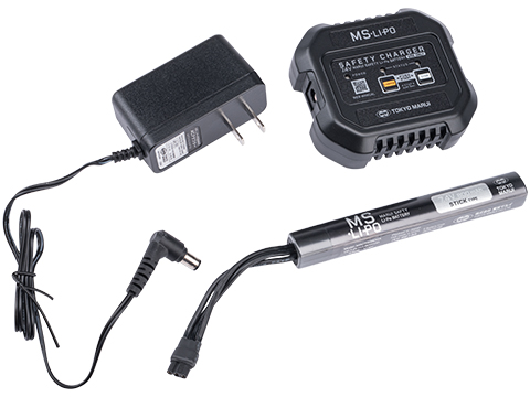 Tokyo Marui MS-Li-Po Safety Smart Charger & 7.4V 800mAh Battery Set