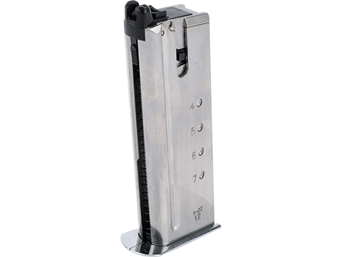 Tokyo Marui 28 Round Magazine for Marui Desert Eagle Gas Blowback Airsoft Pistols (Color: Silver)