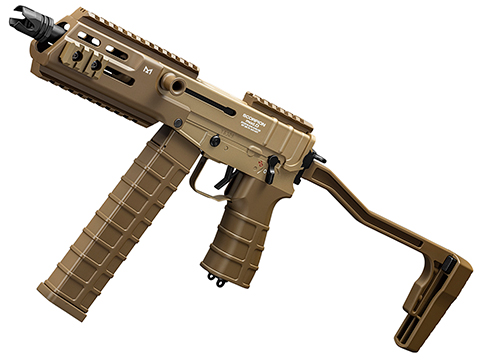 Tokyo Marui Compact No.8 Scorpion Mod-M Airsoft Electric Sub Machine Gun AEG (Color: FDE)