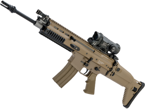 Tokyo Marui Next Generation Recoil Shock System FNH Licensed SCAR-L / MK16 AEG Rifle (Color: Flat Dark Earth / MOD-0)