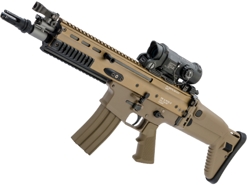 Tokyo Marui Next Generation Recoil Shock System FNH Licensed SCAR-L / MK16 AEG Rifle (Color: Flat Dark Earth / CQC)