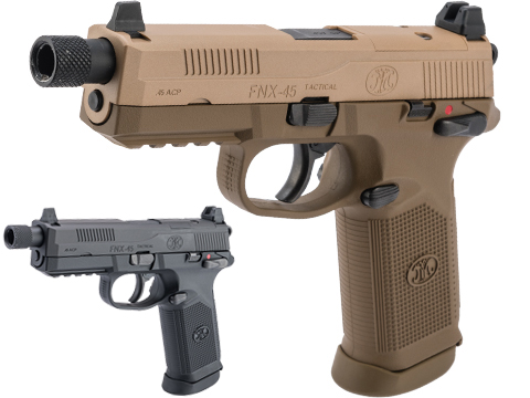 Tokyo Marui FN Herstal Licensed FNX-45 Tactical Airsoft Gas Blowback Pistol (Color: Tan)