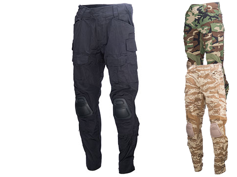 TMC G3 Original Cutting Combat Trouser with Integrated Knee Pads (Color: Green Tigerstripe / 34R)