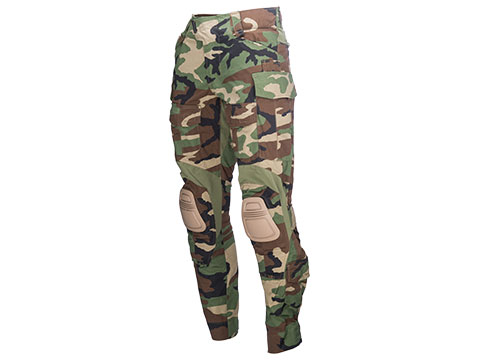 TMC G3 Original Cutting Combat Trouser with Integrated Knee Pads (Color: Woodland / 30R)