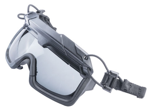 FMA Special Forces QD Full Seal Goggles for Bump Helmets (Color: Black / Smoked Lens)