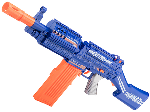 F3 Epic Rage Battery Operated Foam Dart Blaster (Color: Blue)