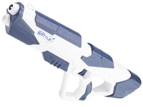 Rechargeable Battery Operated Medium Space Gun Water Blaster (Color: Deap Sea Blue)
