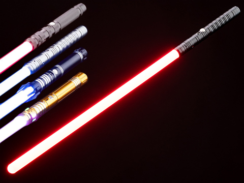 Battle Blaster Sword Alloy Series Multi-Color RGB Laser Sword w/ Rechargeable battery 