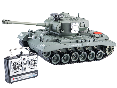 1 20 Scale RC Airsoft BB Firing Battle Tank Model Pershing Grey MORE Toys Evike Airsoft Superstore