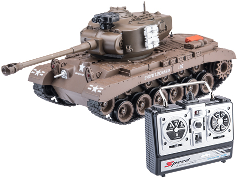 1:20 Scale RC Airsoft BB Firing Battle Tank (Model: Snow Leopard / Brown)