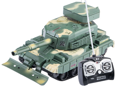 Miniature RC Airsoft Battle Tank (Model: Type 4 / Green Camo)