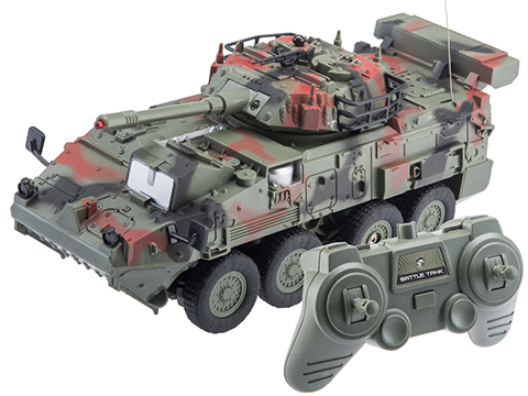 1:24 Scale RC Infrared Battle Panzer APC Game Set (Color: Red Earth Woodland)