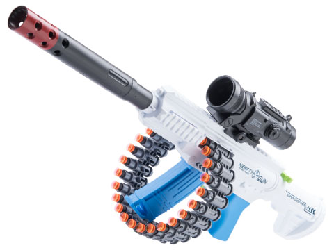 Foam Blaster Dual Operation Belt Fed Assault Foam Dart Blaster