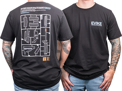 MODEL.KIT.EMG TEE - BLK - XL