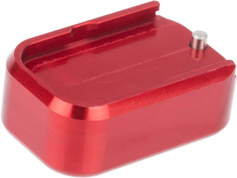 Taran Tactical Innovations Extended +0 Base Pad for GLOCK 9mm/.40 Pistol Magazines (Color: Red)