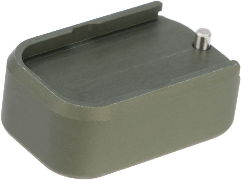 Taran Tactical Innovations Extended +0 Base Pad for GLOCK 9mm/.40 Pistol Magazines (Color: OD Green)