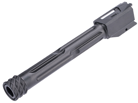 Titanium Tactical Industry Fixed Outer Barrel for SIG Sauer ProForce P320 M17 MHS Airsoft GBB Pistols (Color: Black / External Thread)