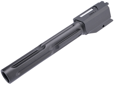 Titanium Tactical Industry Fixed Outer Barrel for SIG Sauer ProForce P320 M17 MHS Airsoft GBB Pistols (Color: Black / Internal Thread)