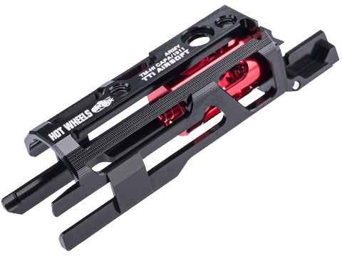 Titanium Tactical Industry Hot Wheels Series Zero Friction Ultra Light Blow Back Housing for Army Armament Hi-CAPA Gas Airsoft Pistols (Color: Black)