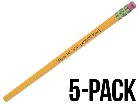 Taran Tactical Innovations Licensed Dixon Ticonderoga #2 HB Pencil (Qty: 5 Pack)