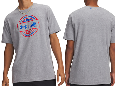 Under Armor x BlacktipH Species USA Fishing T-Shirt (Color: Gray / Large)