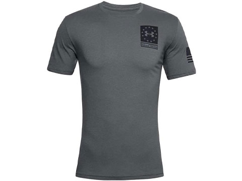 Under Armour Men's UA Freedom Freedom Snake T-Shirt (Color: Gray / Small)