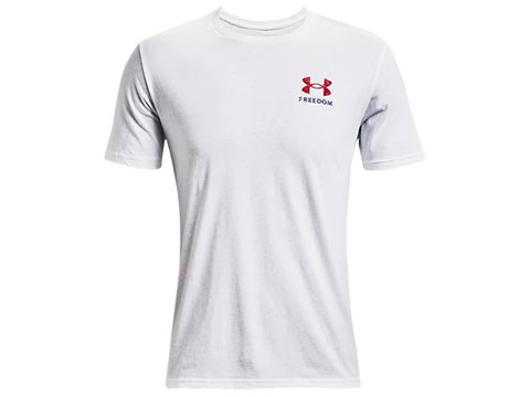 Under Armor Freedom US of A T-Shirt (Color: White / Large)