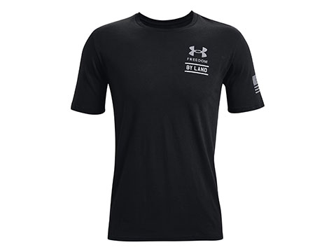 Under Armor Freedom by Land T-Shirt (Color: Black / Medium)