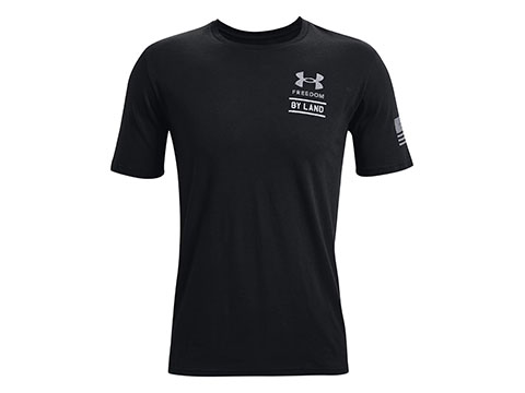 Under Armor Freedom by Land T-Shirt (Color: Black / X-Large)