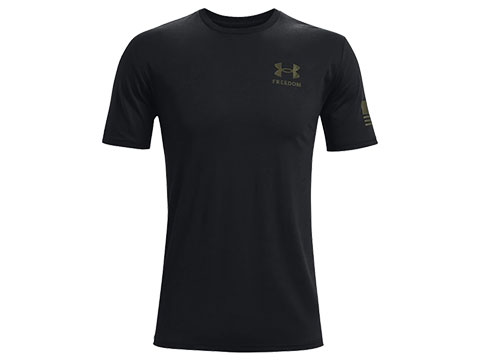 Under Armour Men's UA Freedom Flag T-Shirt (Color: Black / OD Green / X-Large)