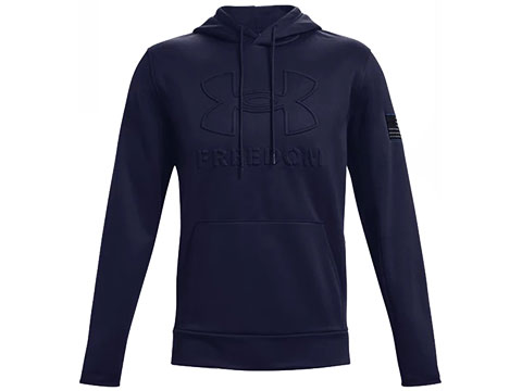 Under Armour Men's UA Freedom Embossed Hoodie (Color: Navy / X-Large)