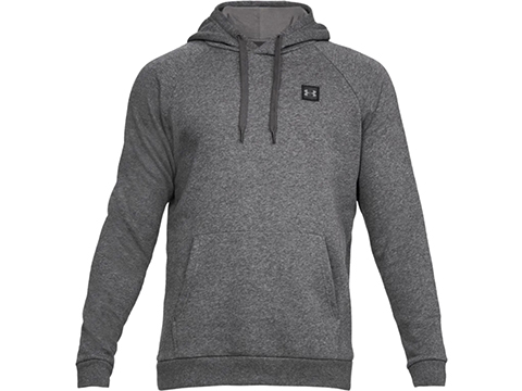 Under Armour UA Rival Fleece Pull Over Hoodie (Color: Charcoal / X-Small)