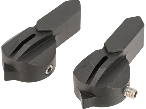Dynamic Precision CNC Aluminum Selector Switch Set for WE SCAR Gas Powered Rifle (Type: A / Black)