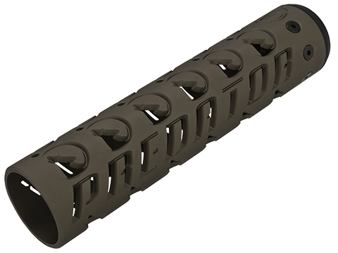 Unique ARs CNC Machined Predator Handguard for AR15 Pattern Rifles (Color: Dark Earth / 9 / Rail Only)